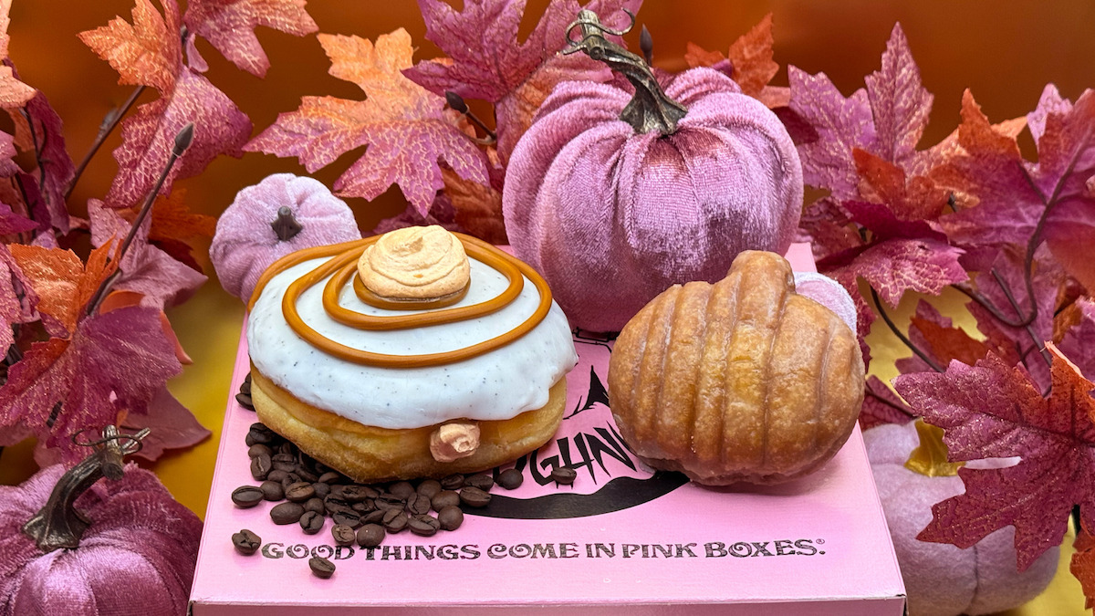 Voodoo Doughnut Pumpkin Spice Latte and Pumpkin Buttermilk Bar - DiningOut Houston Voodoo Doughnut's pumpkin spice latte doughnut and pumpkin buttermilk bar. | Photo by Voodoo Doughnut