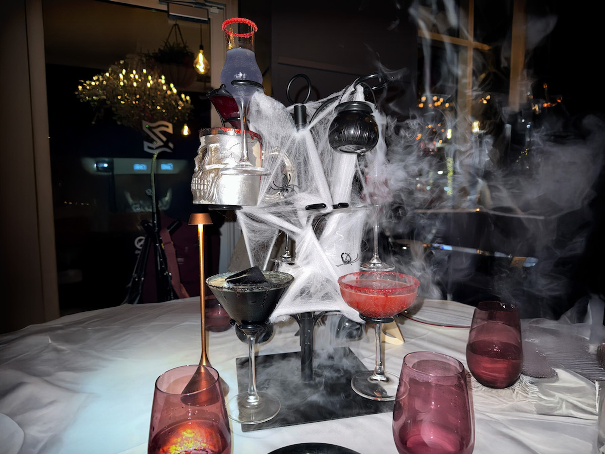 Cocktail TreejpgPC Zanti - DiningOut Houston Zanti's spooky cocktail tree, available through October 31. | Photo by Zanti
