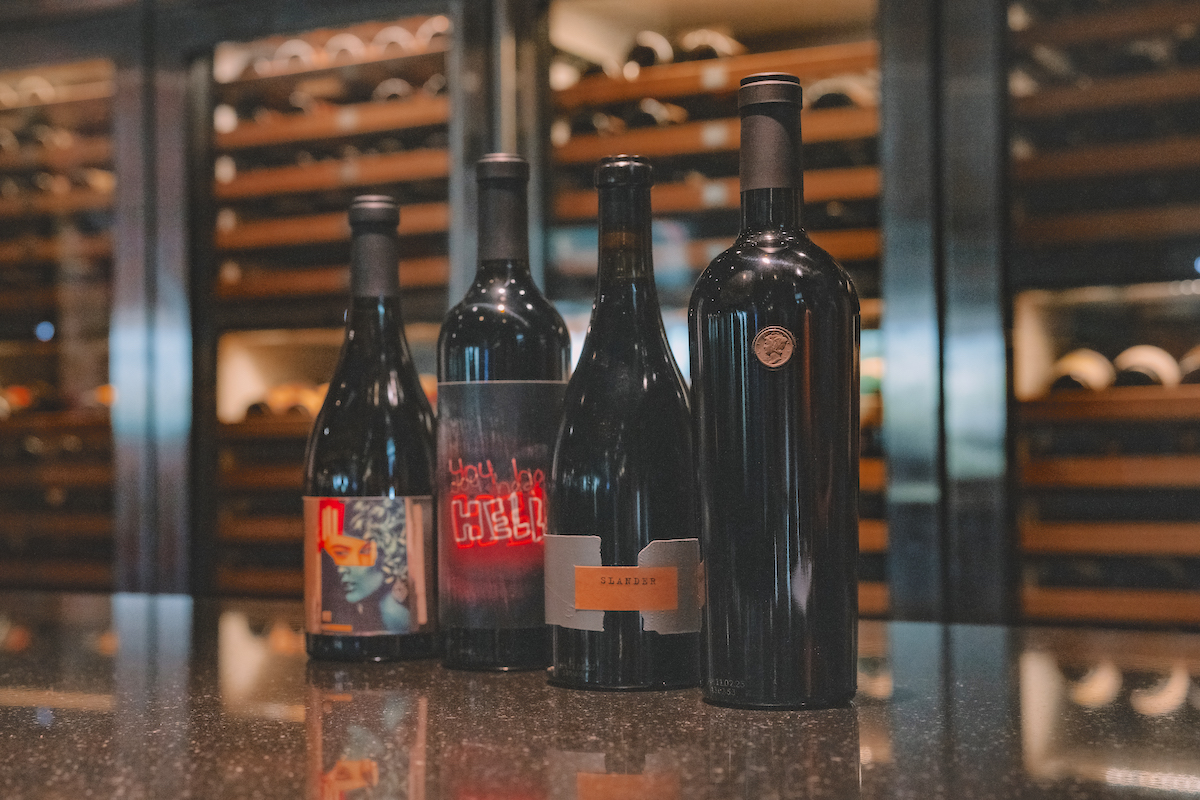 Bottles from Orin Swift Cellars at J. Alexander's. | Photo by J. Alexander's