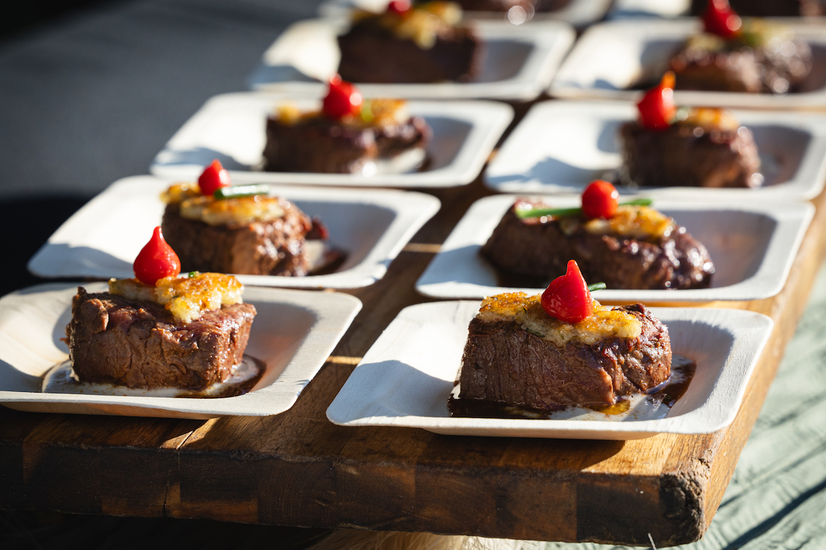 Rare2025-25 - DiningOut Houston Steaks are plated for guests to enjoy at RARE. | Photo by DiningOut