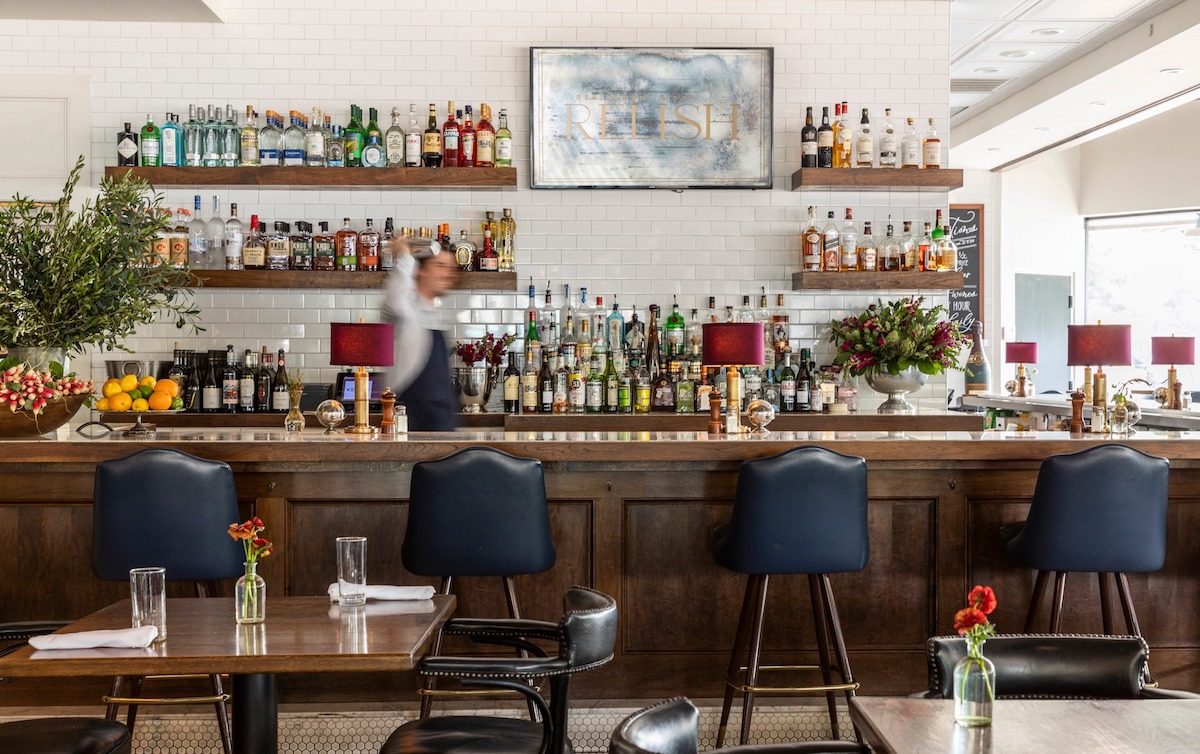 The bar at Relish in River Oaks. | Photo by Relish