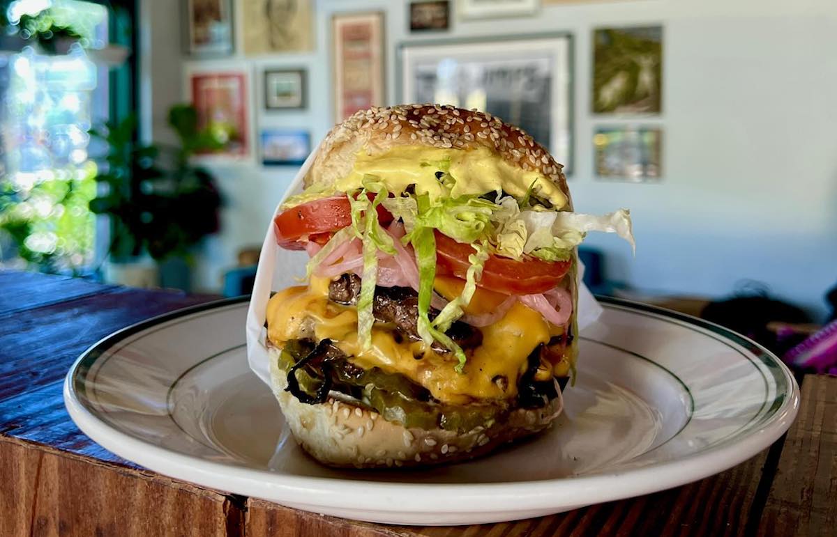 The Winn-a-burger at Winnie's. | Photo by Winnie's